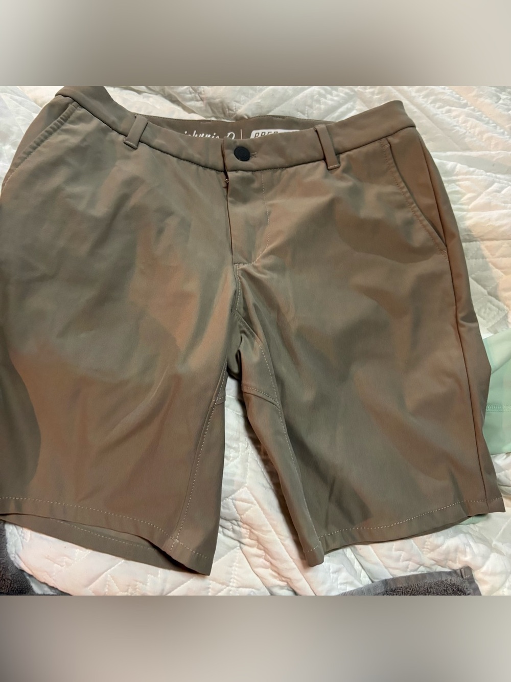Johnny—O Boys Performance Khaki Shorts size 14 NWOT